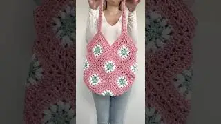 Tulip Square Bag - new free pattern on my website &lsquo;Wilmade&rsquo; #crochet