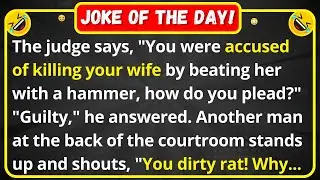 A man is in court on trial | very funny best joke of the day