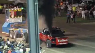 Pro Stock Diesel Truck Pull 12v Cummins Dually SHOOTING FIRE OUT THE STACK!