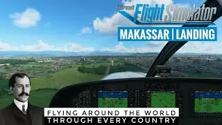Landing at Sultan Hasanuddin Airport in Makassar, Indonesia | Microsoft Flight Simulator 2020