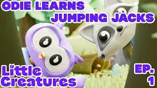 ✨ Odie Learns Jumping Jacks | Ep 1 | Fitness Song for Kids 🕺