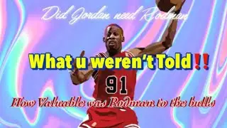 How mutch of a &ldquo;PROBLEM&rdquo; was Rodman in the 90&rsquo;s?