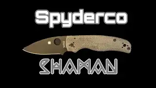 The Cutting Room Knife Review - Spyderco Shaman