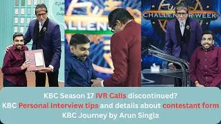KBC IVR CALL UPDATE Personal Interview process, tips for Personal Interview! KBC Journey Part 3