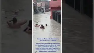 Chuvas em Manaus: deslizamento de terra deixa mortos e feridos. Um forte temporal em Manaus