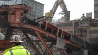 Transbay Terminal Demolition Grinding Operations