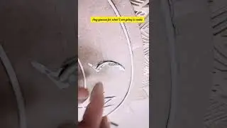 Enjoy the process/ How to make the feather for lippanart /Utkalakruti / Shorts