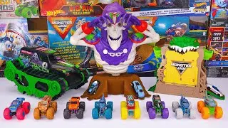 Monster Jam Collection Unboxing Review | Monster Jam Grave Digger Freestyle Force