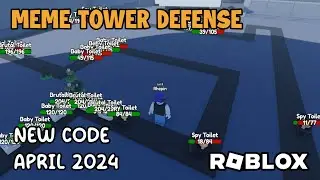 Roblox Meme Tower Defense New Code April 2024