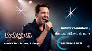 Balada romântica no silêncio da noite,musica IA o futuro já chegou