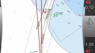 Nearly the same risk as EVER GIVEN. Container ship under risky maneuver. Nearly touching bottom.