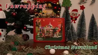 Funwhole - F9055 Get Into the Christmas Spirit with Our Festive Newsstand!
