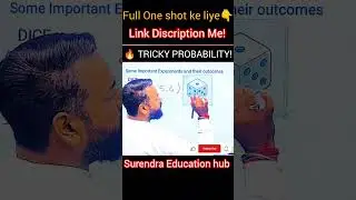 🎯 30 Sec PROBABILITY TRICK! Dice Made Easy ✅ #shorts