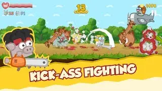 Bacon May Die ⚔️ Fun Beat Em Up Game (by SnoutUp Games) / Android Gameplay HD