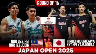 Goh/Izzuddin (MAS) vs Hiroki MIDORIKAWA/Kyohei YAMASHITA (JPN) | DAIHATSU Japan Open 2025 Badminton