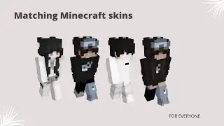 matching minecraft skins 2021 // *with all the links* #7