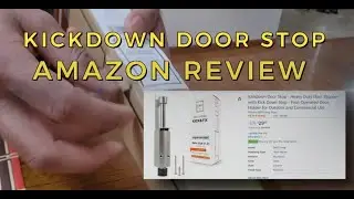 Kickdown Door Stopper - AMAZON REVIEW