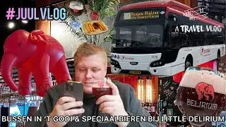 VOOR DE LAATSTE KEER BIJ LITTLE DELIRIUM OP AMSTERDAM CS en tour door ‘t Gooi | #juuvlog
