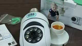 E27 WiFi Ptz Bulb Security Camera | 1st look Review | Unboxing | Video Quality | Mygss.pk
