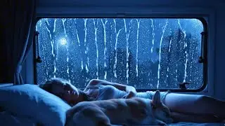 Super Heavy Rain & Thunder in a Campervan &ndash; 99% Deep Sleep