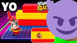 No podemos tocar los colores de España en stumble guys