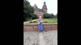 Прогулка у замка 🏰 #германия #bavaria #germany #бавария #schloss #aschaffenburg #замок #ашаффенбург