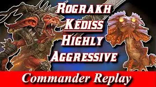 Rograkh Kediss Highly Aggressive vs Kaza, Radha, Runo Stromkirk | MTG EDH Gameplay