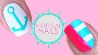 Nautical Nail Art Tutorial by ZunoNails