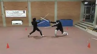 Dual Wield Sword Sparring - Elia vs Fabrizio