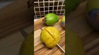 How to cut Guava/ Ameood/امرود🥰