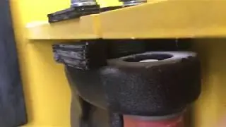 Yale standup unit, reshim caster wheel.