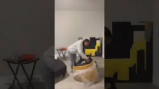 Home improvement, unboxing chairs