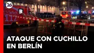 🚨 PRIMERAS IMÁGENES | Un hombre es apuñalado en el monumento del Holocausto en Berlín