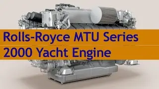 Rolls Royce MTU Series 2000 Yacht Engine Upgraded