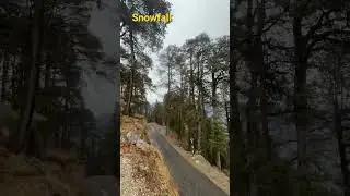 5 october 2025 bir billing himchal pradesh first snowfall 🏔️🏔️#nature #snowfall #mountains #explore