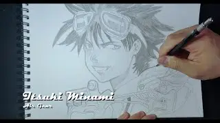 Drawing Itsuki Minami | Air Gear | 28x Speed | Anime