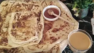 خبز الطاوة اليمني خطوة بخطوة 👌الخبز العدني لذيذ ومورق