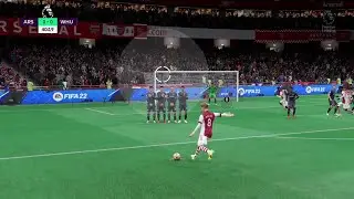 FIFA 22 | Martin Odegaard's SENSATIONAL Free Kick Against West Ham 🚀🔥😱
