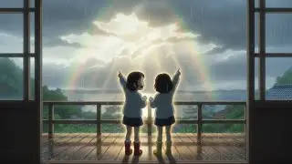 A RAINY COZY DAY WITH GRAND PARENTS ASMR🌧️ | WARM GRANDPARENTS MOMENTS | GHIBLI-STYLE VIDEO 
