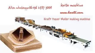Eco-Friendly 100%  Kraft Padded Envelope Honeycomb Paper Bubble Mailer Making Machine for Shipping