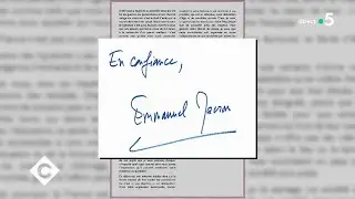 Macron : sa lettre aux fran&ccedil;ais - C &agrave; Vous - 14/01/2018