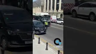 Bu g&uuml;n qəzaya uğrayan &ldquo;BakuBus&rdquo;un g&ouml;r&uuml;nt&uuml;ləri