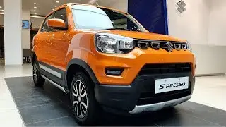 Maruti Suzuki S-Presso VXI+ Top Model Accessories FULL Detailed Review - Colour, Interiors, Features
