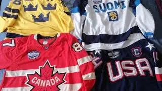 My NHL 4 Nations Face Off Hockey Jersey Collection!