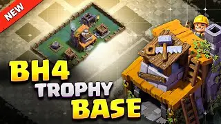 Even BH5 CAN'T 1-Star This BH4 Base! 🔥 Best Trophy Push Base