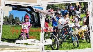 yeg trail blazer | kids mountain bike race | Matteo and Selena