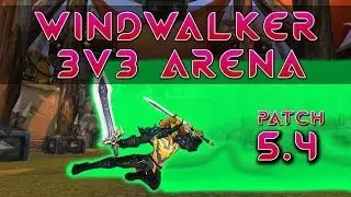 Windwalker Monk 3v3 arena action - Patch 5.4