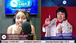 En #MeVerasVolver Milva Castellini habla con Ricky Maravilla sobre el fallecimiento de Lia Crucet