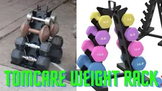 TomCare 4 Tier Dumbbell Rack Stand Only Review