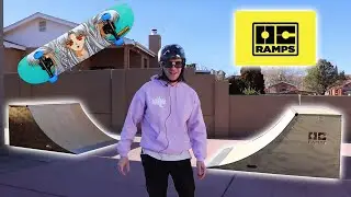I got two quarter pipes from OC Ramps! - Melvin the Nerd Skateboarding